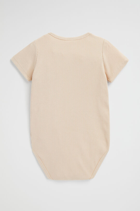 Logo Rib Bodysuit  Sand  hi-res