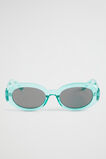 Goldie Oval Sunglasses  Deep Teal  hi-res