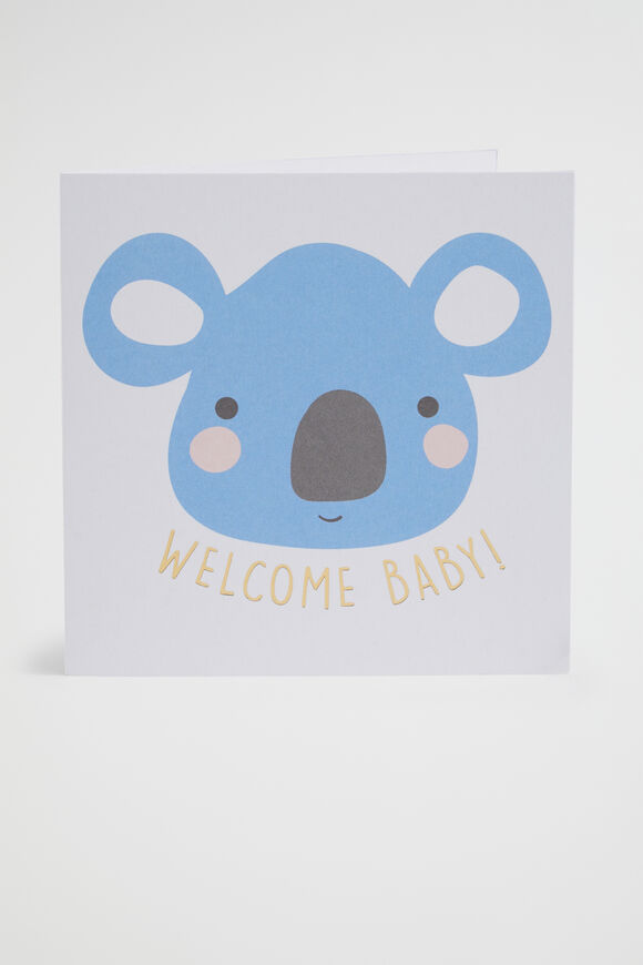 Large Koala Welcome Card  Multi  hi-res
