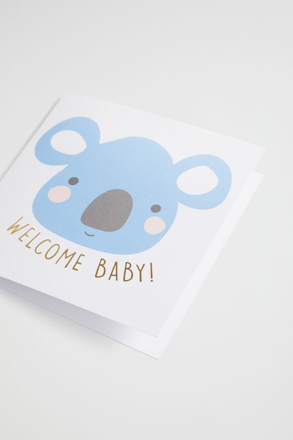Large Koala Welcome Card  Multi  hi-res