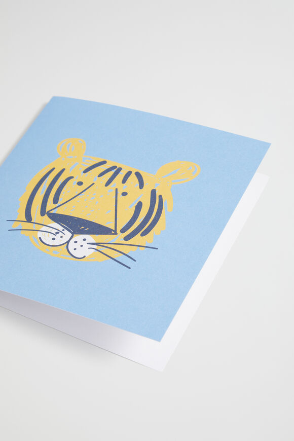 Large Tiger Card  Multi  hi-res