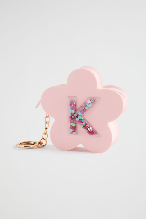 Silicone Initial Keyring  K  hi-res