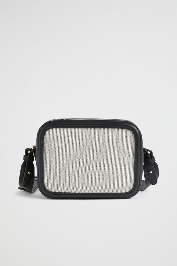 Textured Logo Crossbody Bag  Black Multi  hi-res