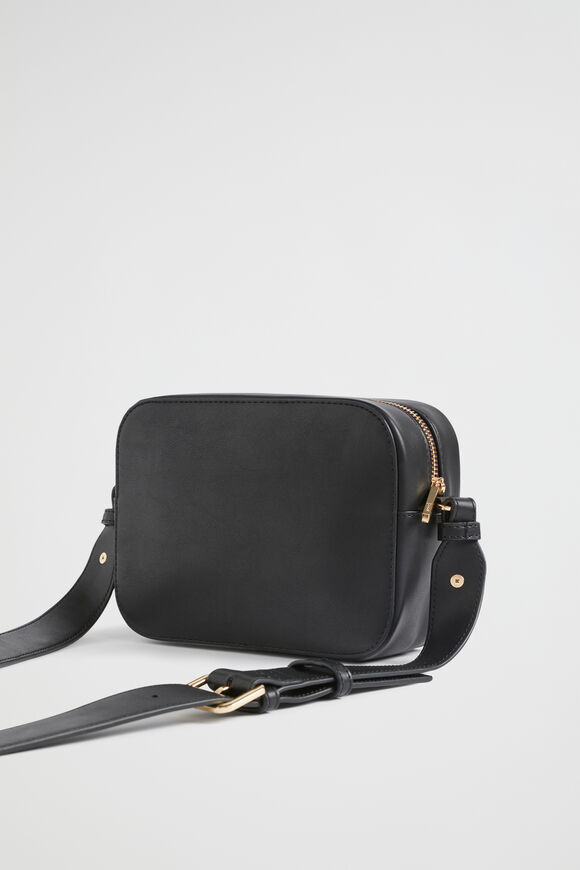 Textured Logo Crossbody Bag  Black Multi  hi-res