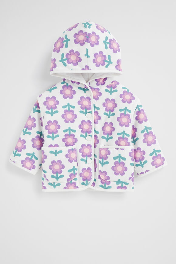Floral Quilted Jacket  Multi  hi-res