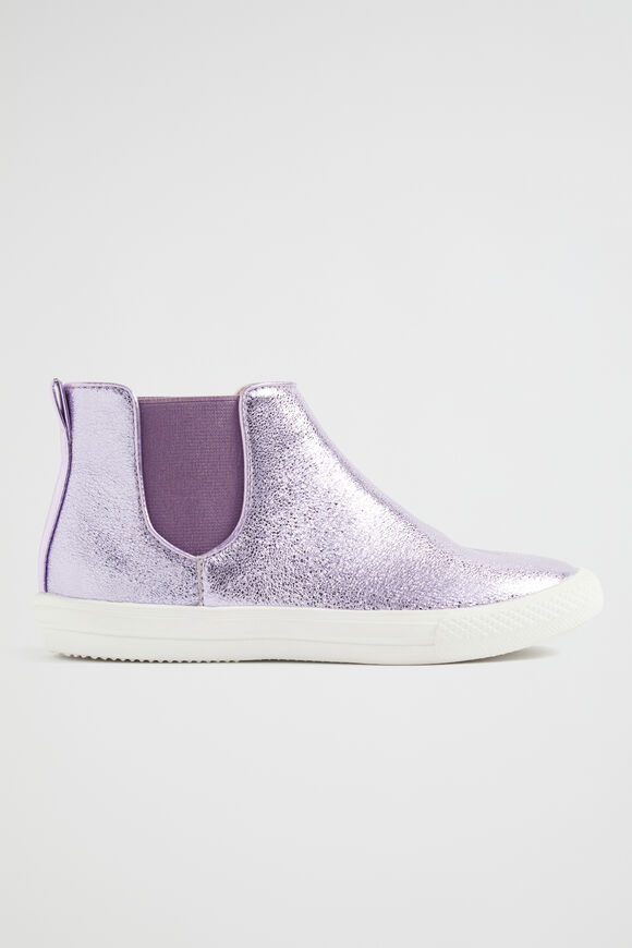 Metallic Gusset High Top  Lilac  hi-res