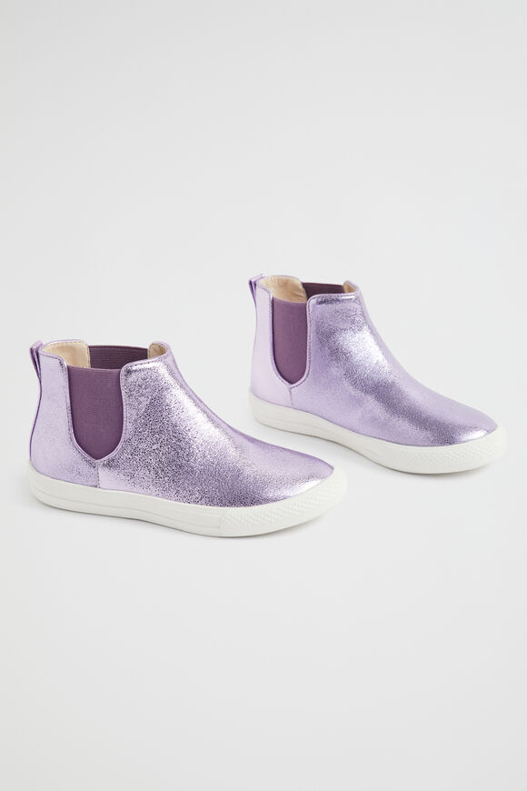 Metallic Gusset High Top  Lilac  hi-res