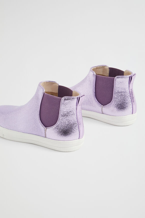 Metallic Gusset High Top  Lilac  hi-res