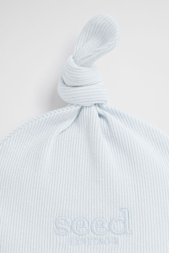 Core Logo Knot Hat  Ice Blue  hi-res