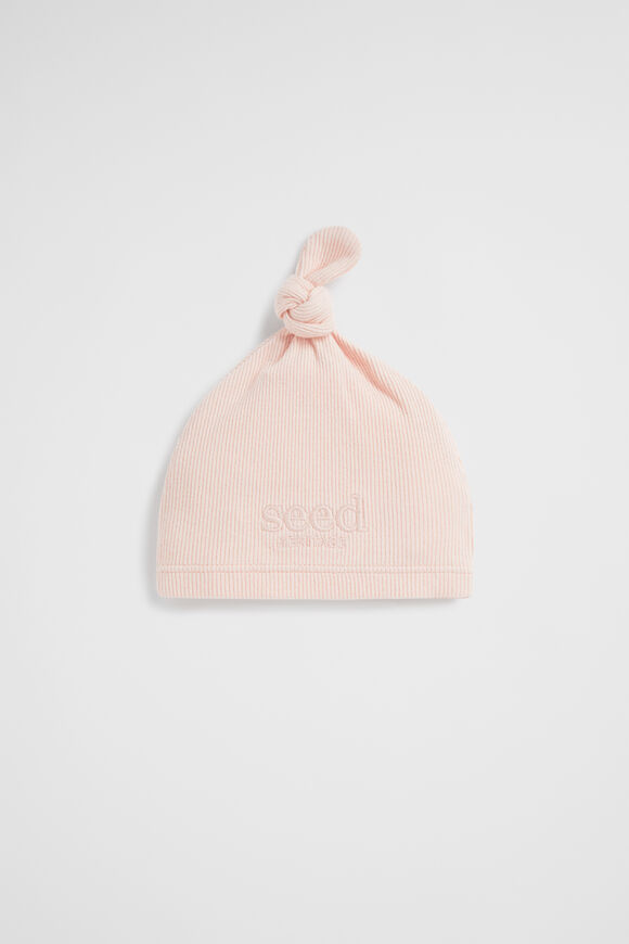 Core Logo Knot Hat  Rosewater  hi-res