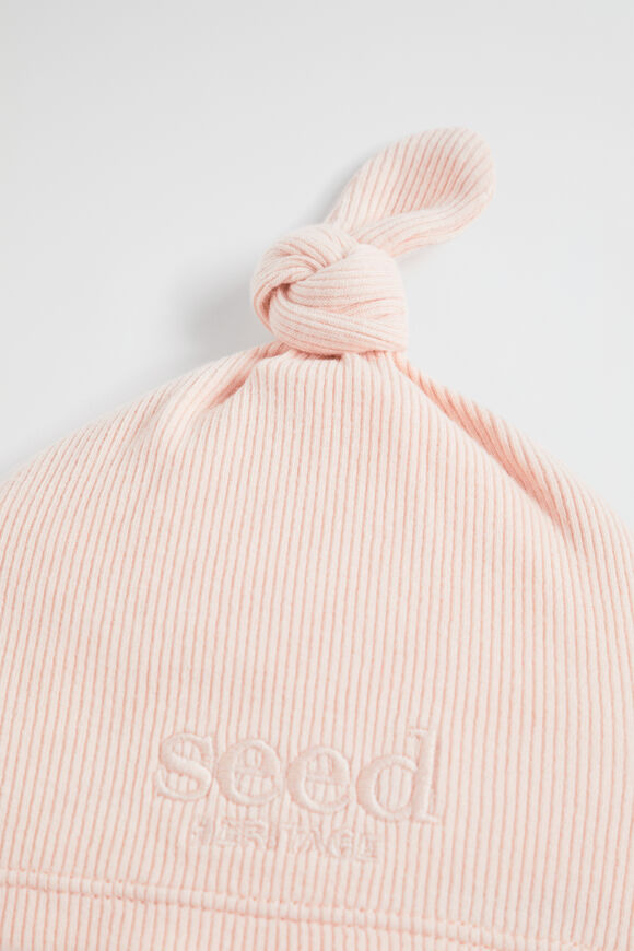 Core Logo Knot Hat  Rosewater  hi-res