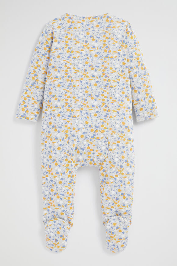 Foliage Zipsuit  Pale Grey Marle  hi-res