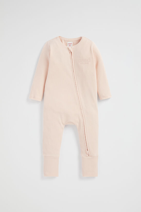 Core Logo Zipsuit  Rosewater  hi-res