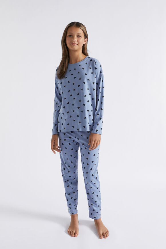 Heart PJ  Powder Blue  hi-res