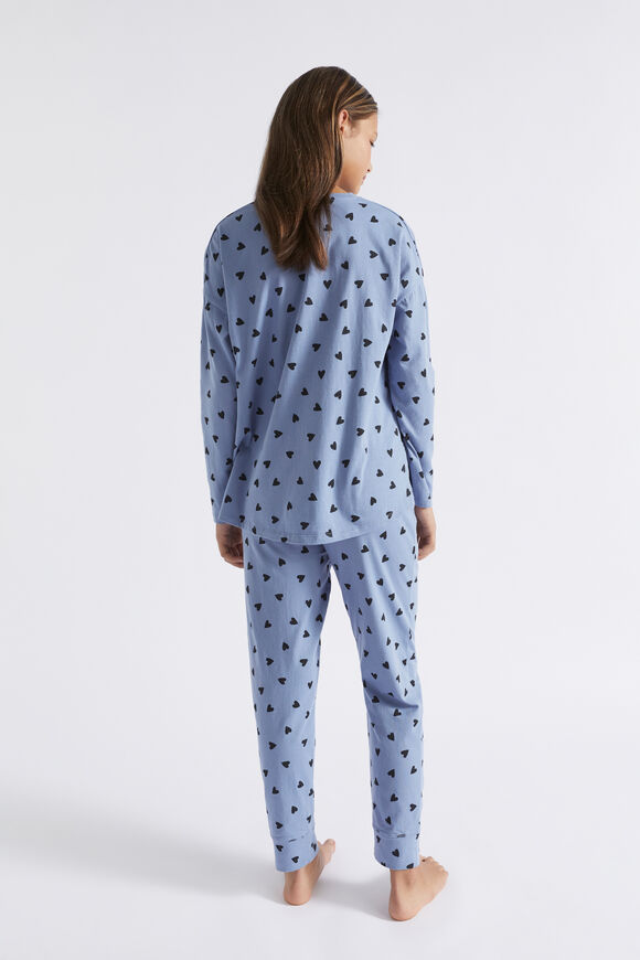 Heart PJ  Powder Blue  hi-res