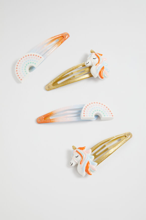 Rainbow Unicorn Snap Pack  Multi  hi-res