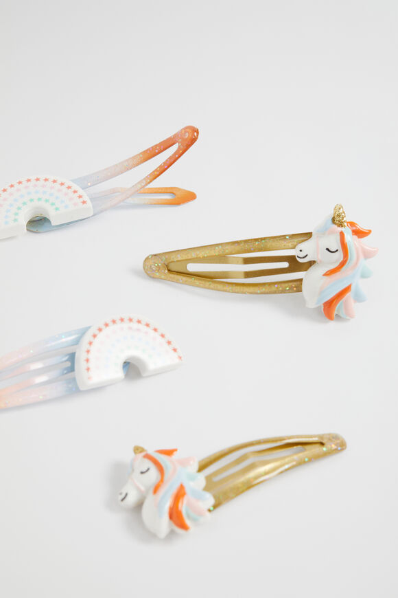 Rainbow Unicorn Snap Pack  Multi  hi-res