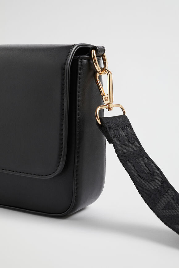Logo Crossbody Bag  Black  hi-res