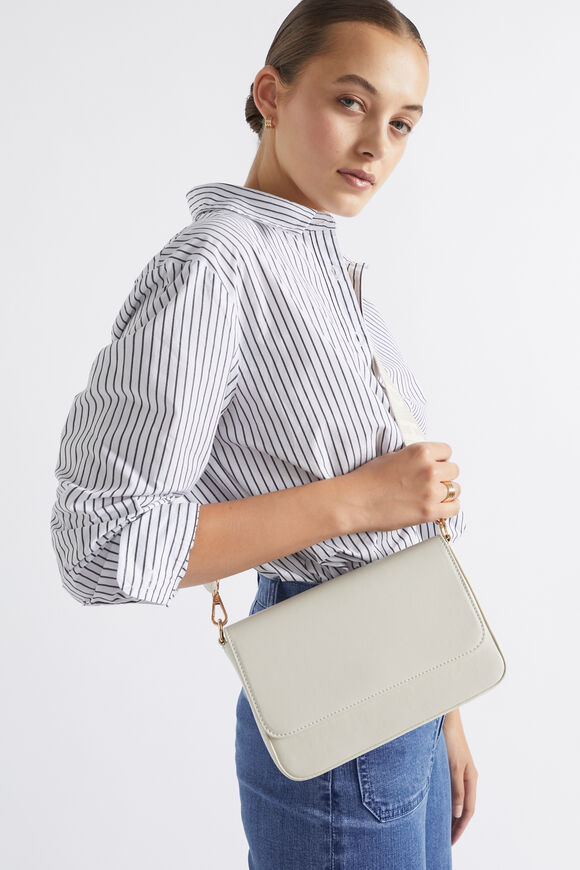 Logo Crossbody Bag  Bone  hi-res