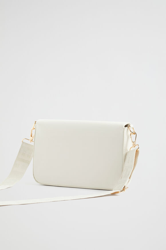 Logo Crossbody Bag  Bone  hi-res