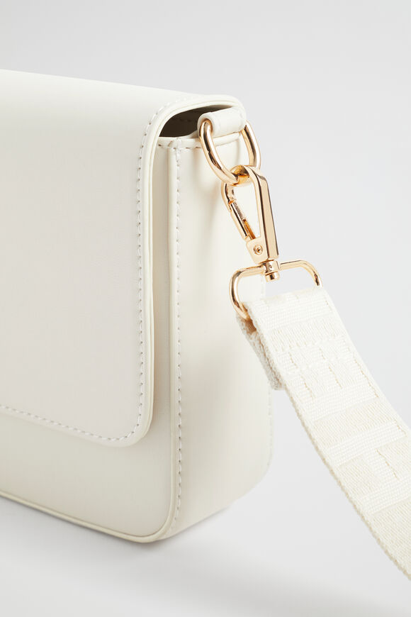 Logo Crossbody Bag  Bone  hi-res