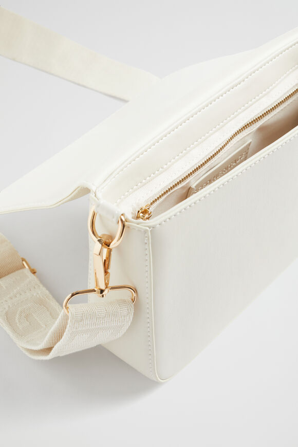 Logo Crossbody Bag  Bone  hi-res