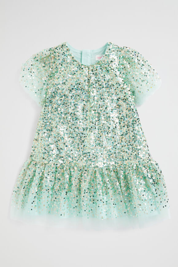 Party Sequin Dress  Mint  hi-res