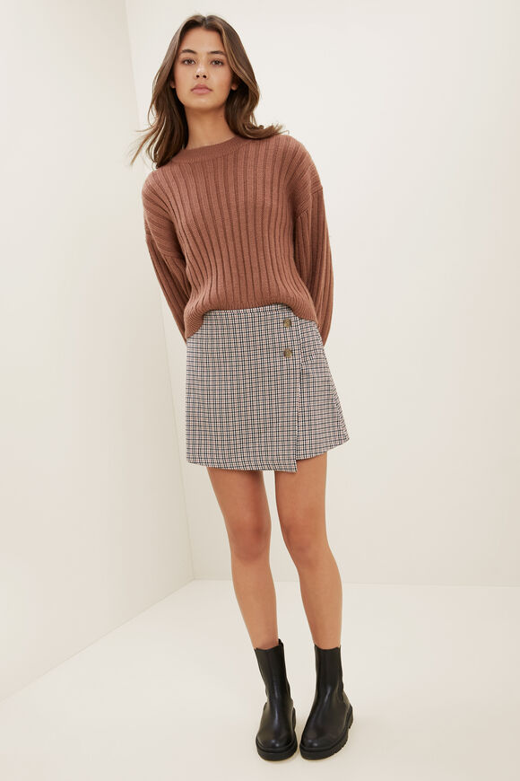 Rib Sweater  Chocolate  hi-res