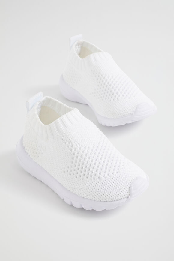 Knit Sneaker  White  hi-res
