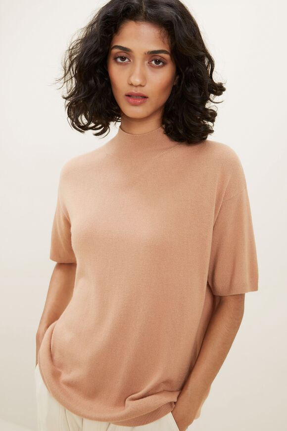 Mock Neck Sweater  Peru  hi-res