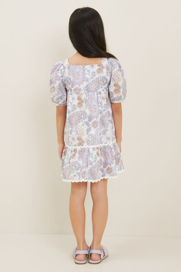 Mini Paisley Dress  Violet  hi-res