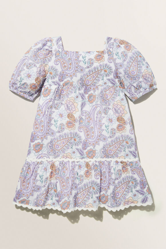 Mini Paisley Dress  Violet  hi-res