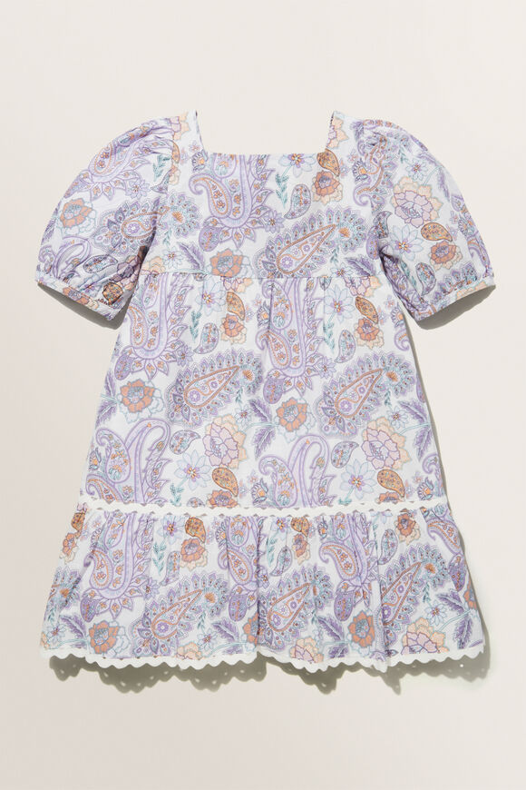 Mini Paisley Dress  Violet  hi-res