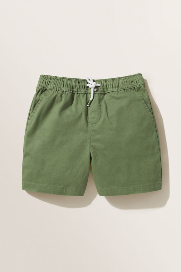 Core Logo Short  Khaki Green  hi-res