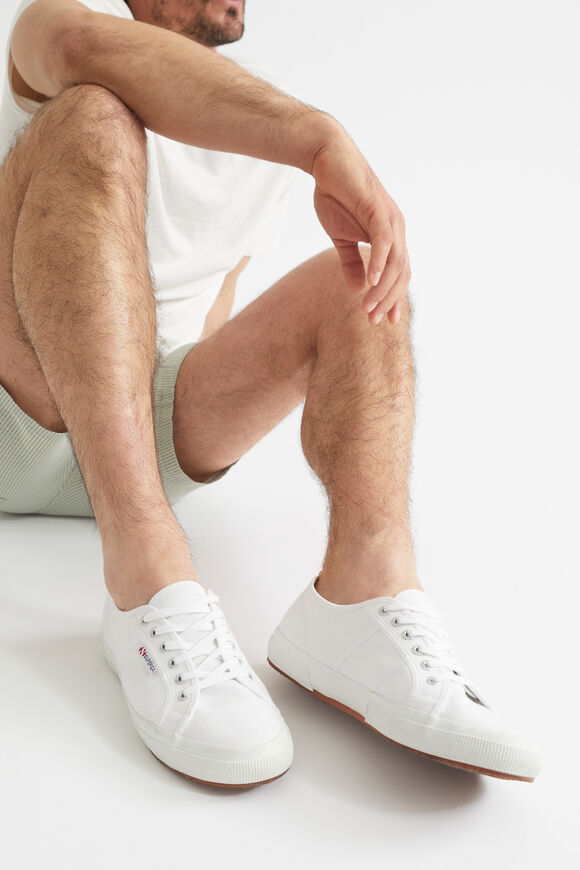 Mens Superga Classic Sneaker  White  hi-res