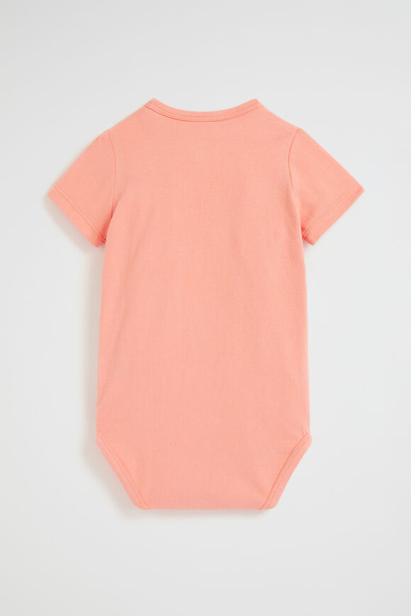Core Logo Bodysuit  Coral  hi-res
