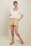 Textured Frill Blouse  Whisper White  hi-res