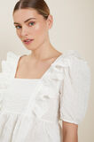 Textured Frill Blouse  Whisper White  hi-res