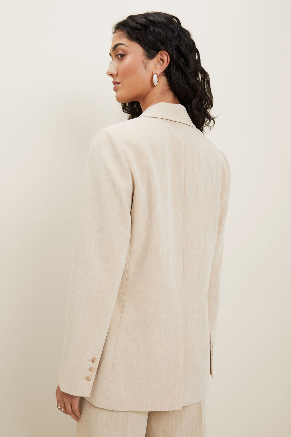 Cross Dye Blazer  Sandstone Cross Dye
