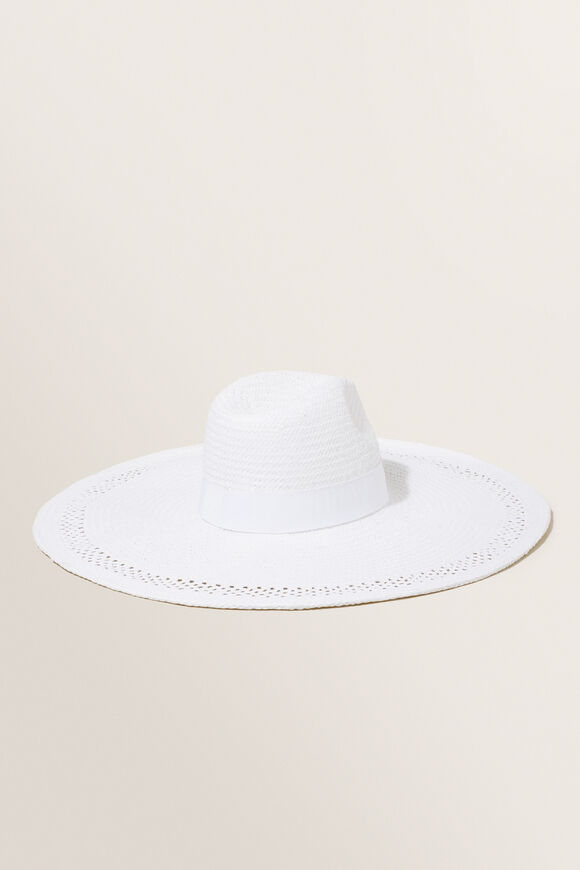 Straw Sun Hat  Cloud Cream  hi-res