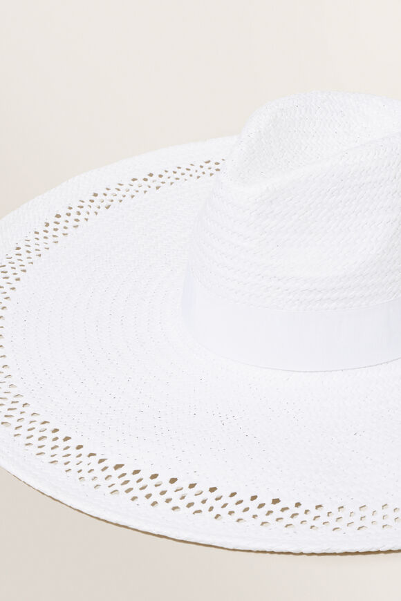 Straw Sun Hat  Cloud Cream  hi-res