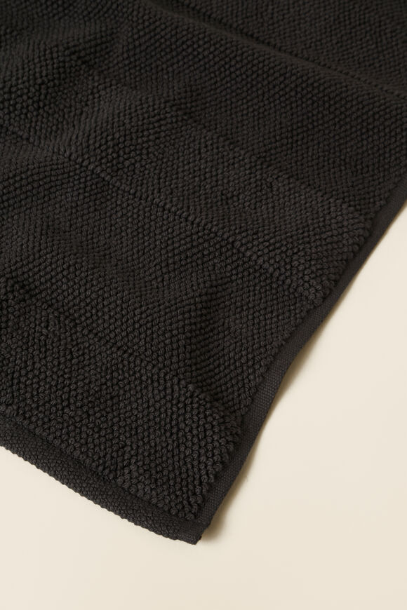 Textured Bath Mat  Charcoal  hi-res