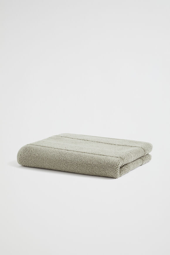 Textured Bath Mat  Olive  hi-res