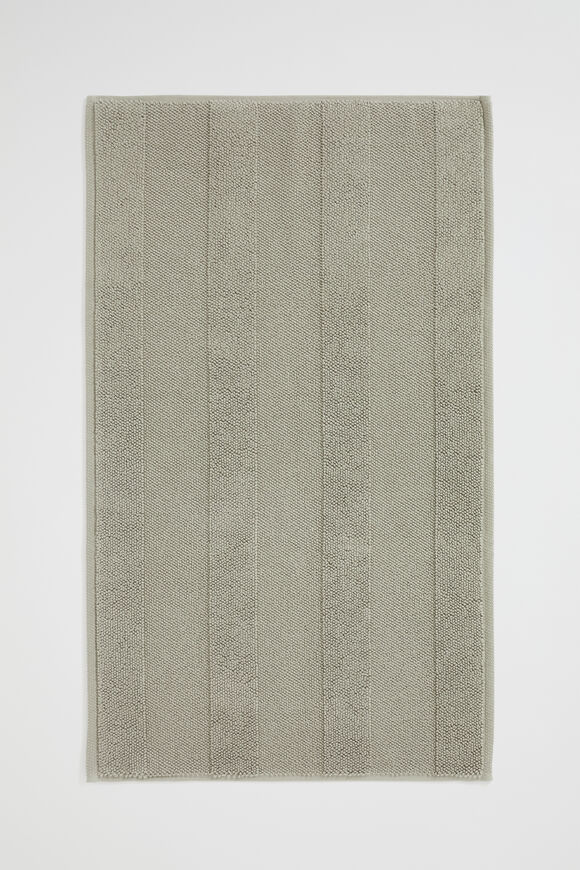 Textured Bath Mat  Olive  hi-res
