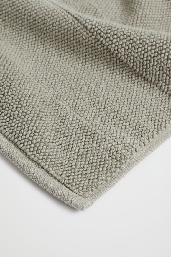 Textured Bath Mat  Olive  hi-res