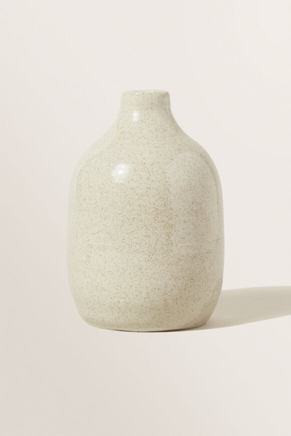 Tate Bud Vase  Oat Speckle  hi-res