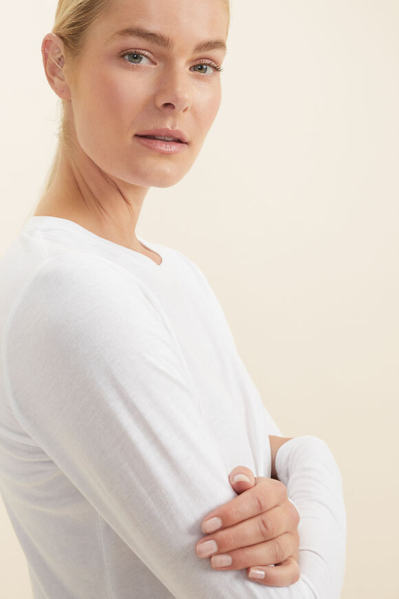 Core Long Sleeve Top  Whisper White  hi-res