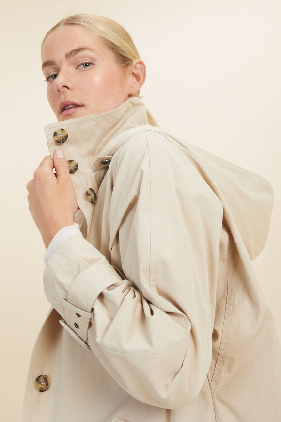 Side Split Anorak  Cool Sand  hi-res