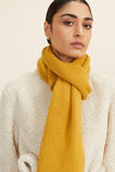 Rib Knit Scarf  Turmeric  hi-res