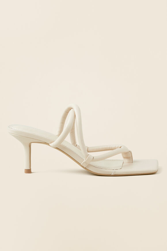 Monet Leather Heeled Sandal  French Vanilla  hi-res